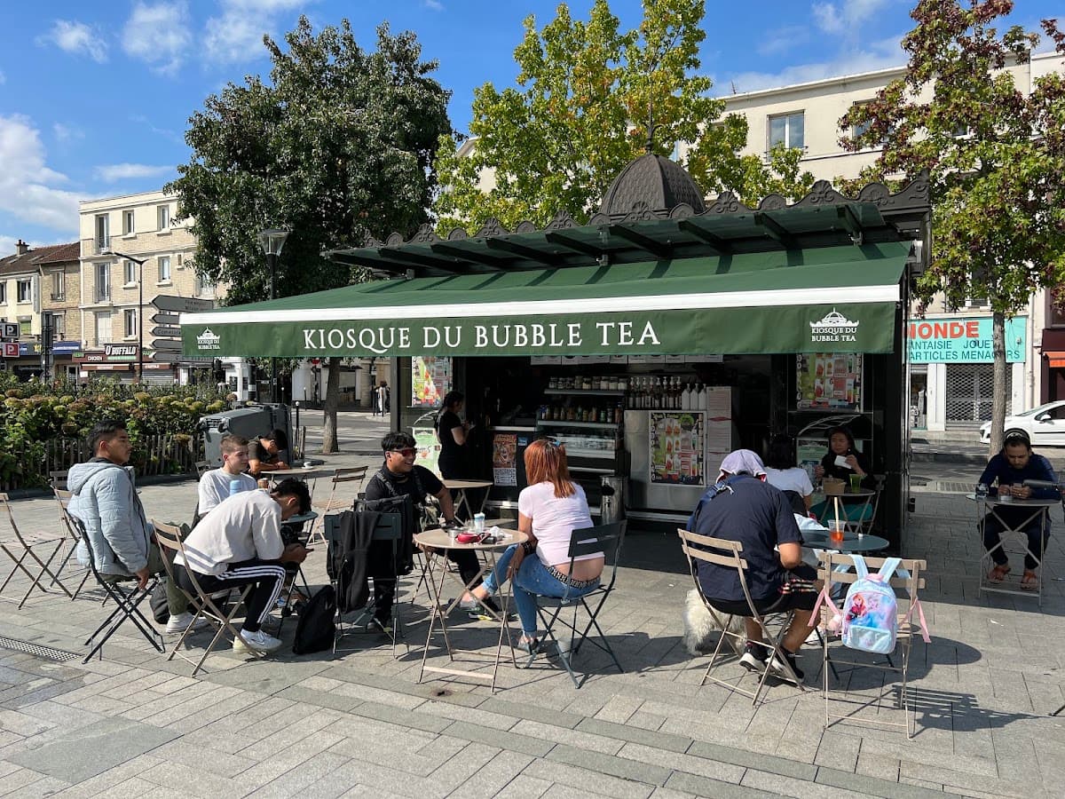 Bubble tea, Kiosque du Bubble Tea
