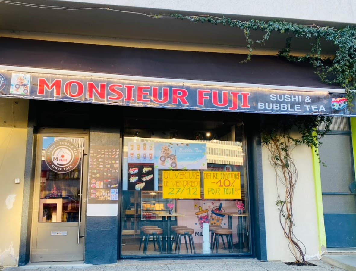 Bubble tea, MONSIEUR FUJI - SUSHI & BUBBLE TEA