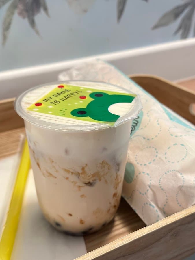 Bubble tea, Happy bubble tea & banh mi